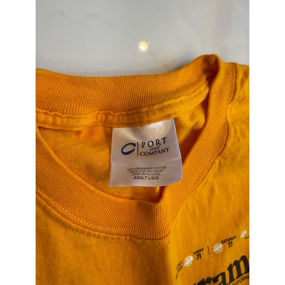 Vintage LA Lakers 2002 NBA Champions‎ Sweet Repeat Press-Telegram T-Shirt Gold - Picture 4 of 7